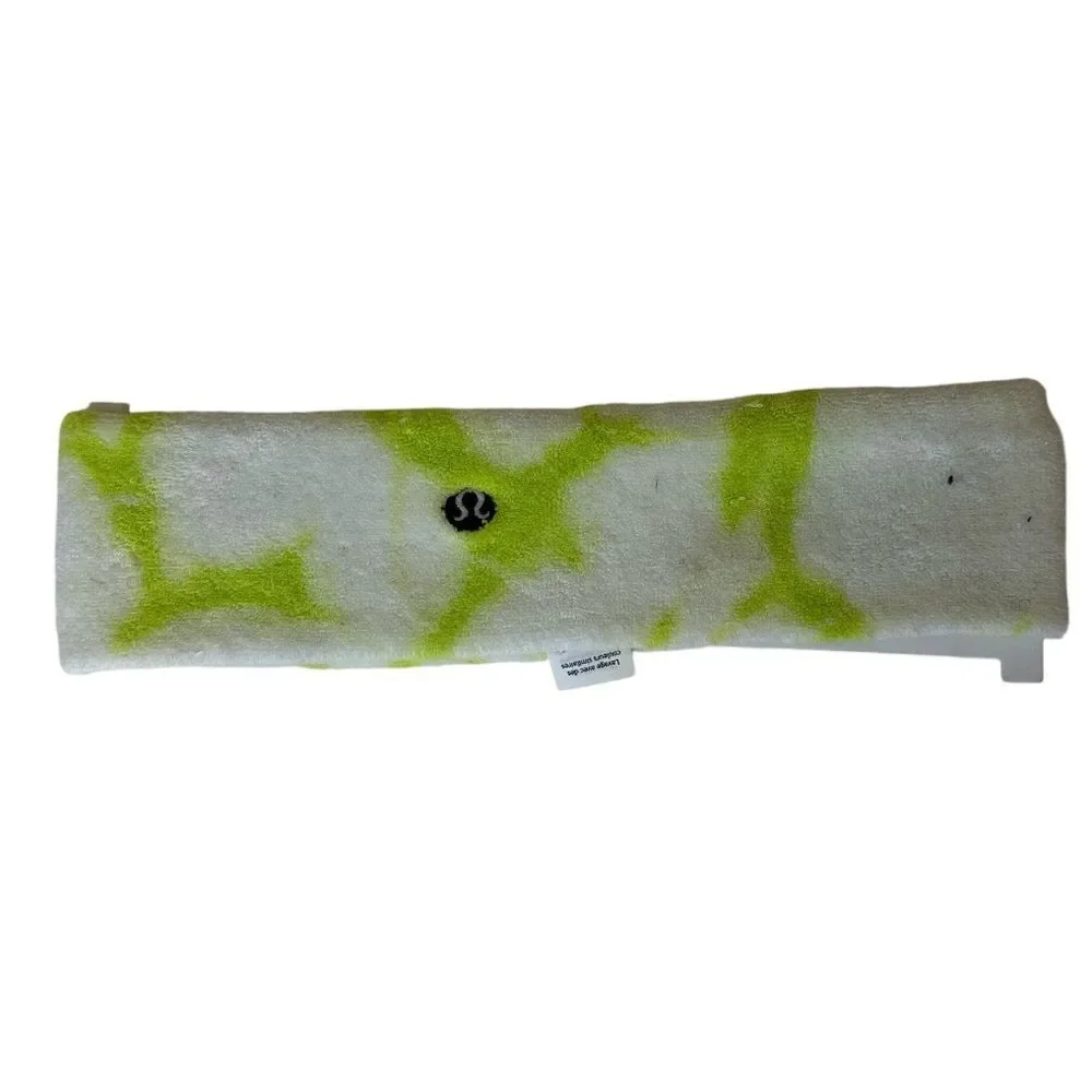 LULULEMON ATHLETICA Neon Cotton Terry Sweatband NWT